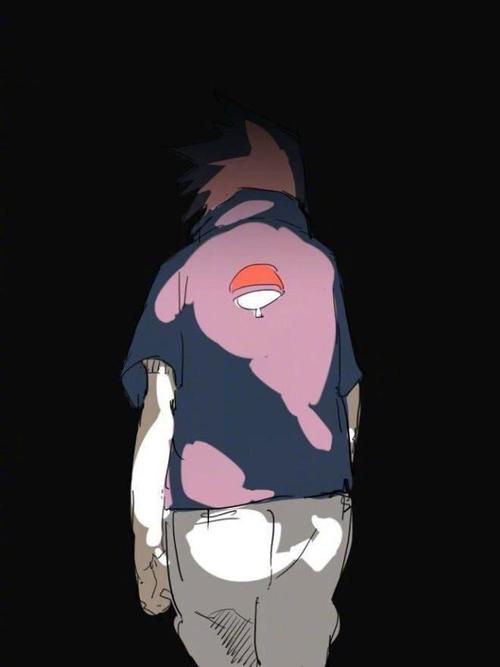 焕兰 宇智波佐助高清壁纸:佐助沉重的背影,已然是他走过的一生