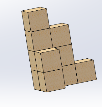 有一些大小相同的正方体木块堆成一堆,从上往下看如图1,从前往后看