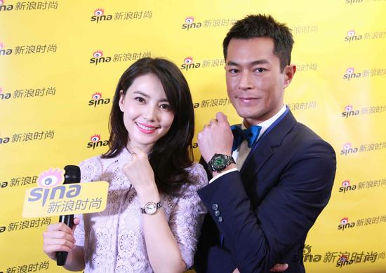 新浪时尚独家对话高圆圆古天乐谈腕表设计