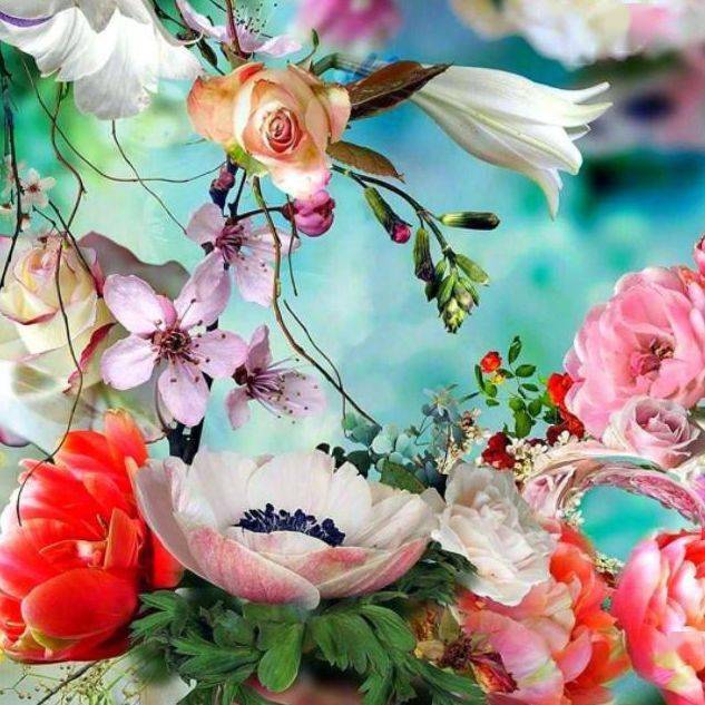 中老年头像大全女人精美鲜花的微信头像