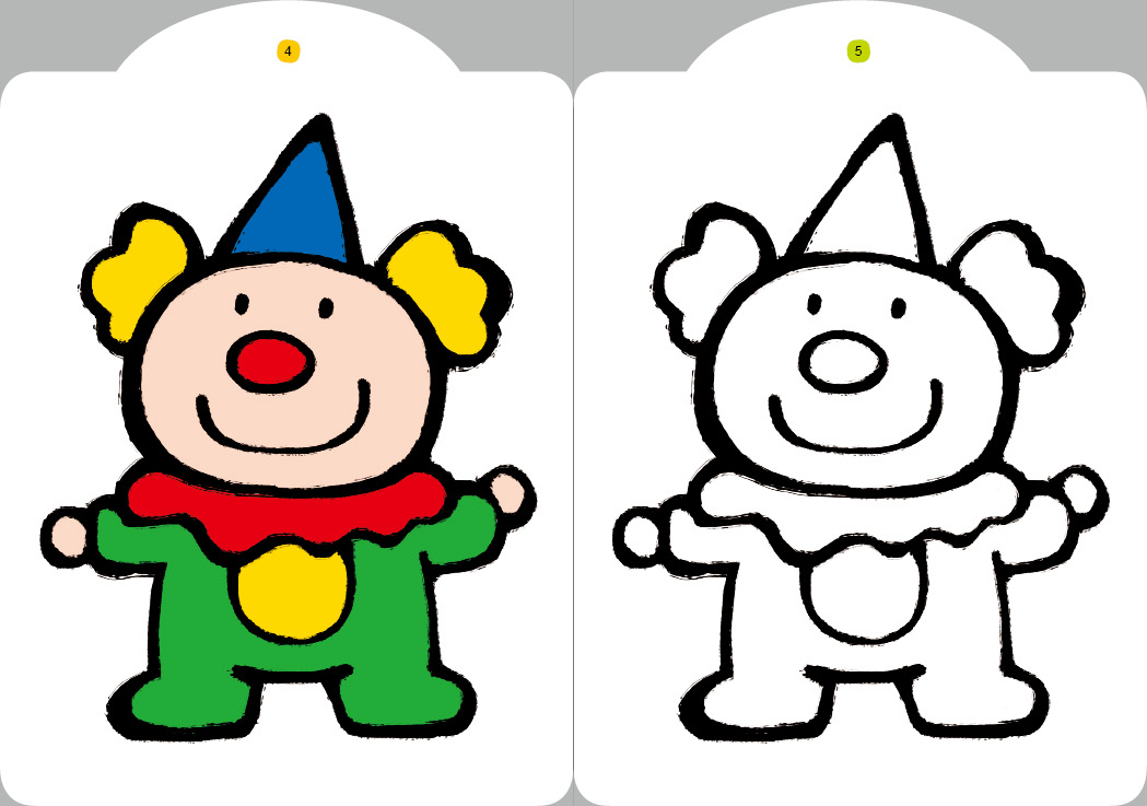 小红花 0-3岁涂色书套装8册宝宝涂色 填色幼儿图画书简笔画涂色本》无