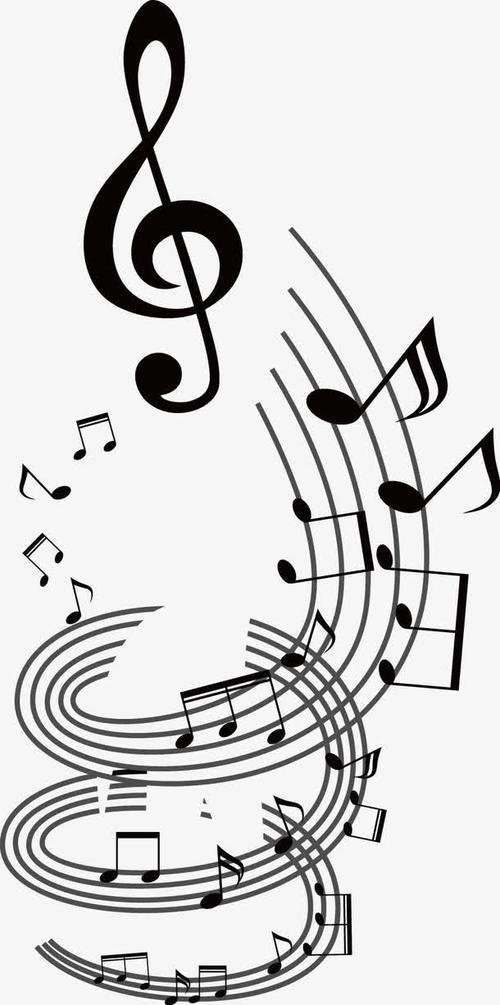 中国风音符简笔画