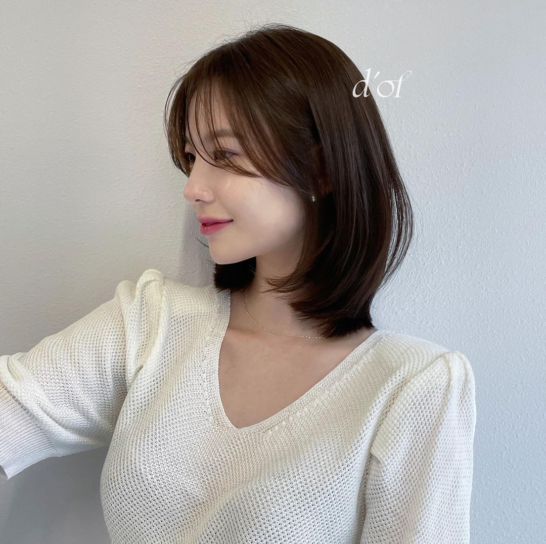 超级好看的锁骨发型