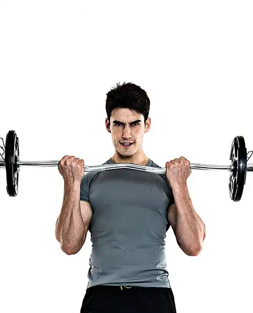 杠铃1.2m1.8米直杆曲杆举重深蹲家用器材配重哑铃片健身卧推 黑胶片5*