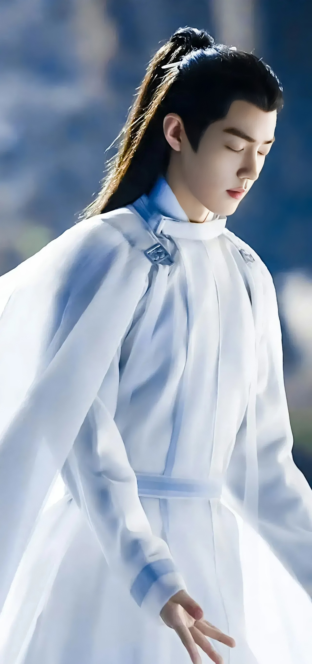 肖战这个古装造型很唯美很仙,古装界的天花板#你心中的经典古装男神