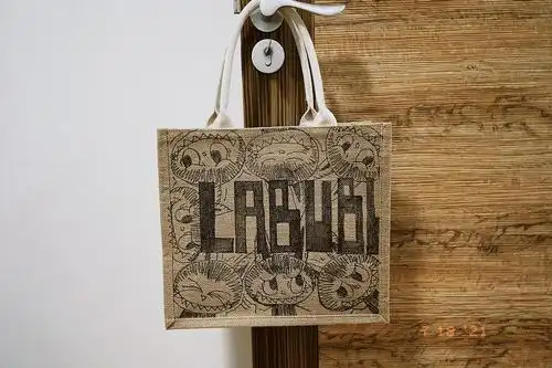 无印良品麻布袋diy手绘