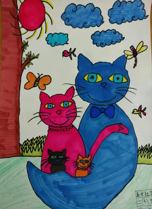 艺彩童心梦飞扬———长葛二小2017———2018下学期绘画社团成果展示