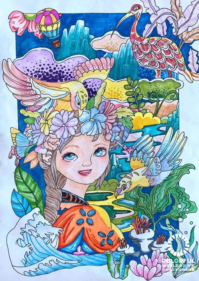 多彩世界|2022国际青少年绘画邀请展获奖作品之二十四
