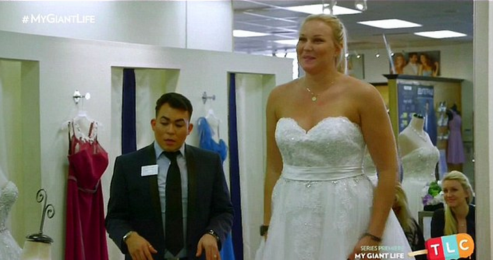 电视节目记录2米女巨人们的日常生活[组图]