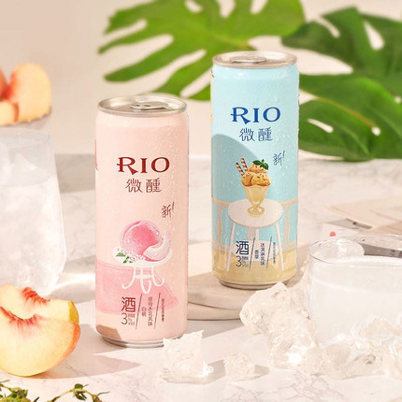 枫同款锐澳微醺rio鸡尾酒乳酸菌330ml6罐加赠2罐预调鸡尾酒