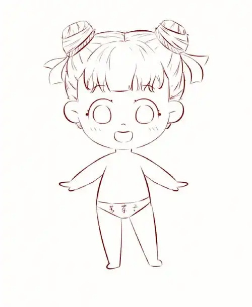 有意的朋友可以留言 私聊等#二次元  #约稿  #q版人物  #绘画日常