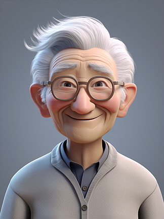 创意卡通动漫人物3d元素乐观的精灵在彩虹桥上传播joy和希望