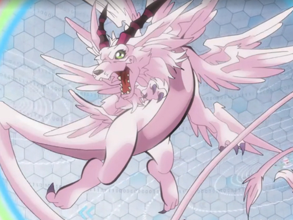 作为最美丽的女性数码宝贝,天女兽在第一次登场的时候就已经圈粉无数