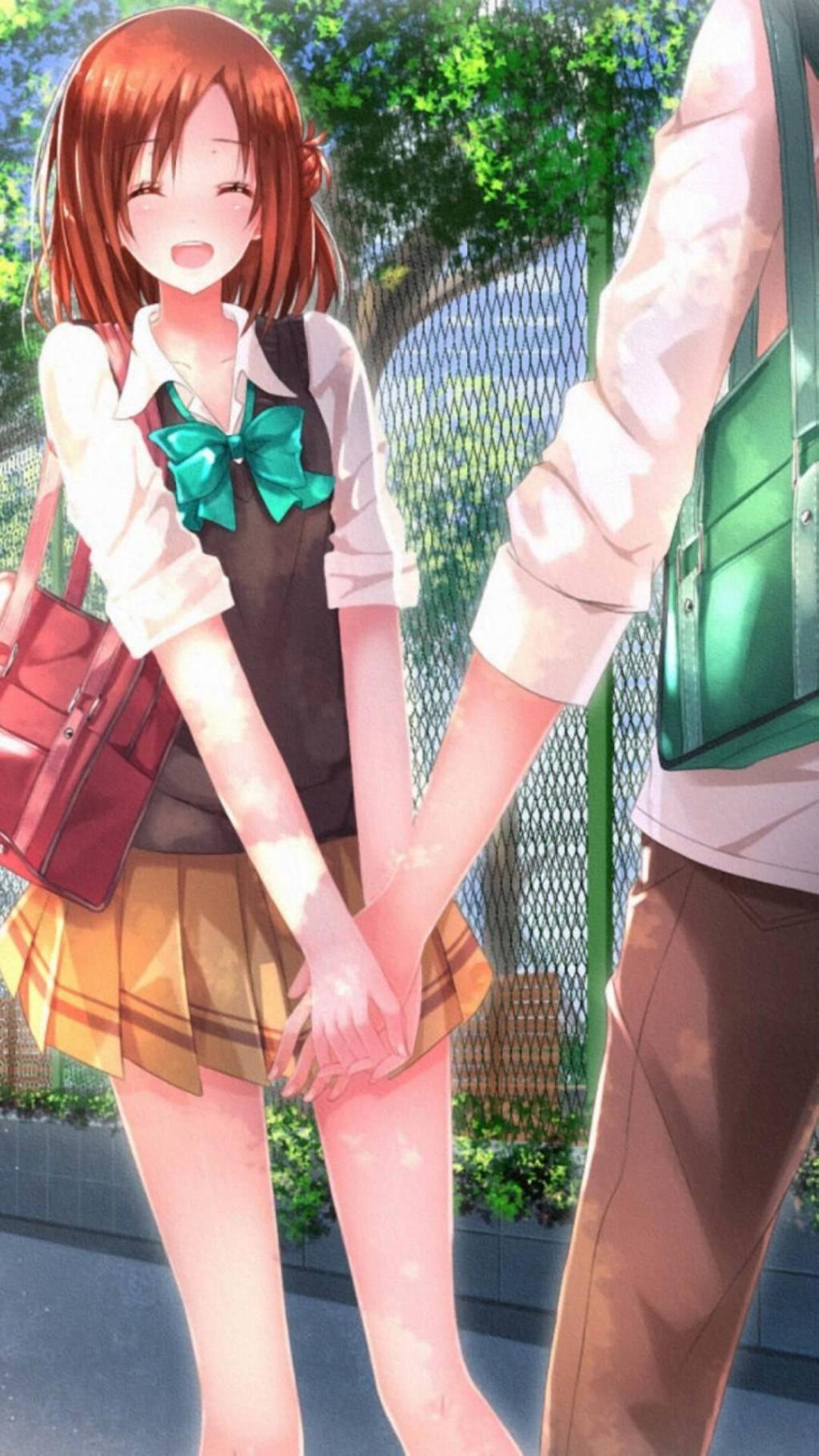 甜蜜动漫情侣,高清图片,手机锁屏桌面-壁纸族