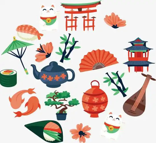 日本风景元素旅游免抠素材免费下载_觅元素51yuansu.com