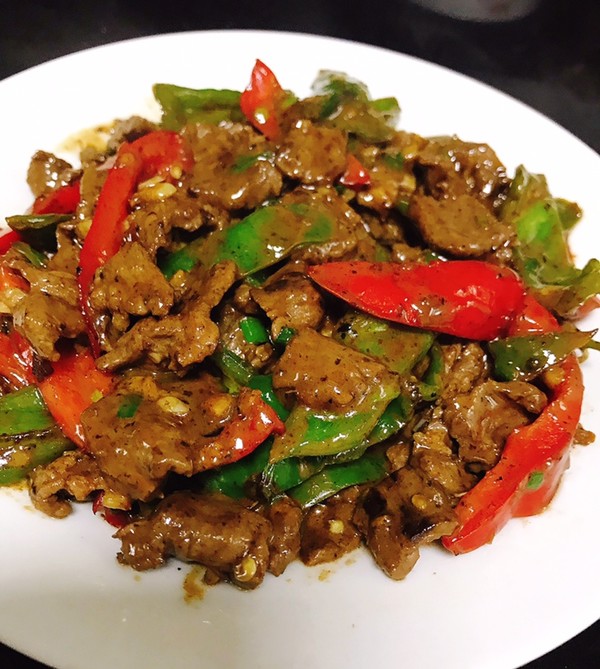 自然卷119做的青椒炒牛肉