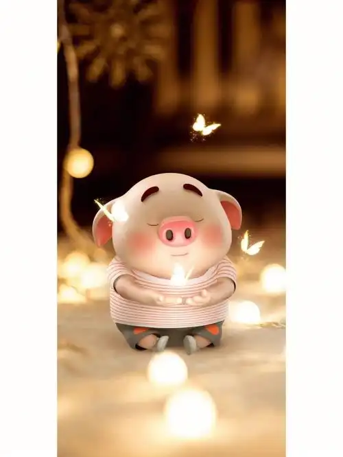 你们要的可爱猪小屁壁纸