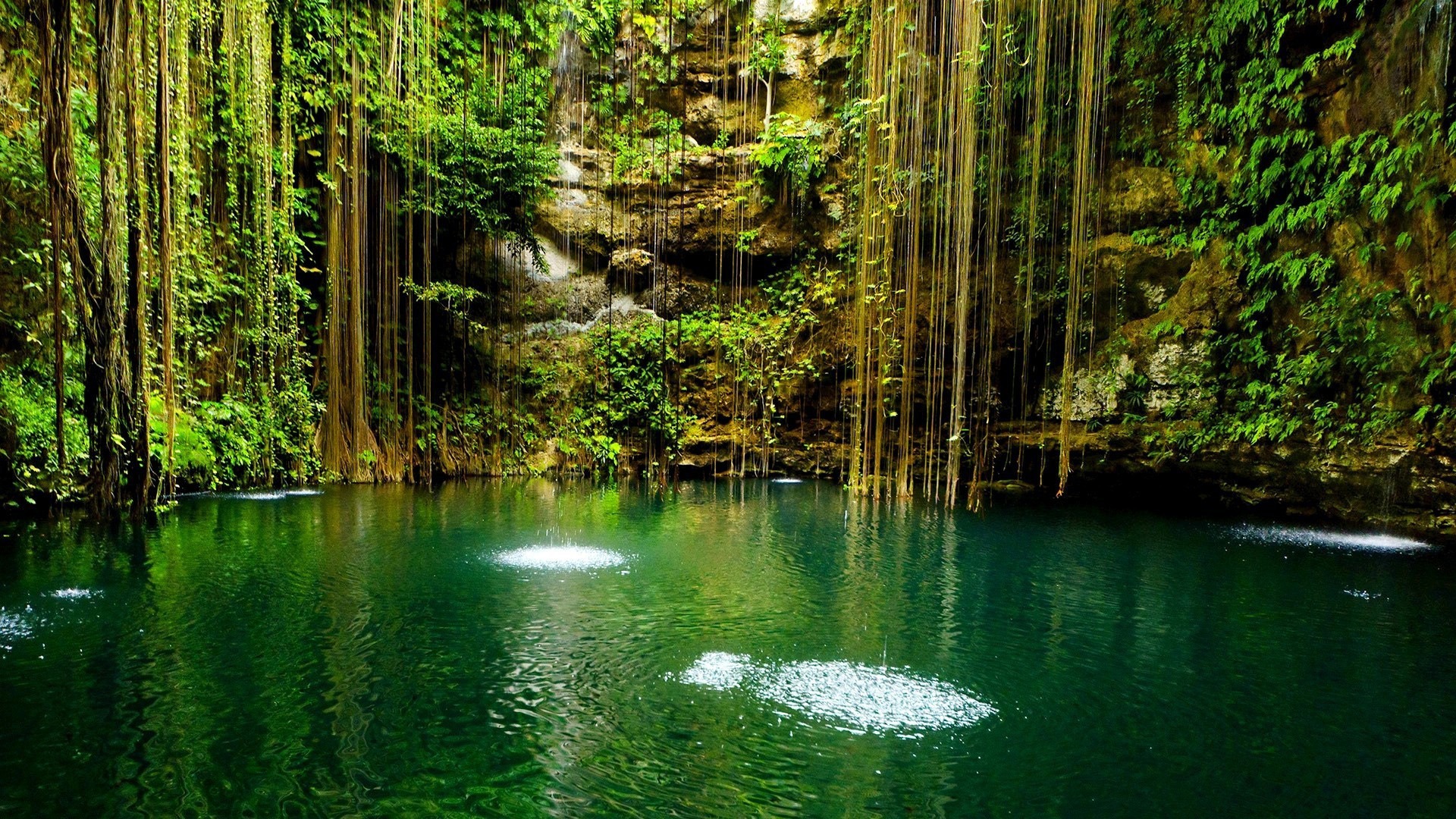 碧绿的湖水-美丽的风景壁纸