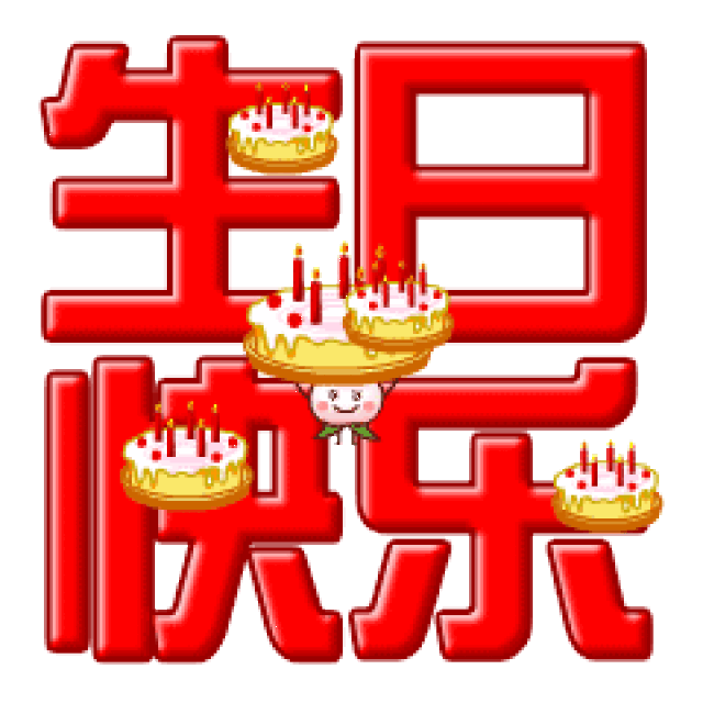 祝您生日快乐聊天动态表情图