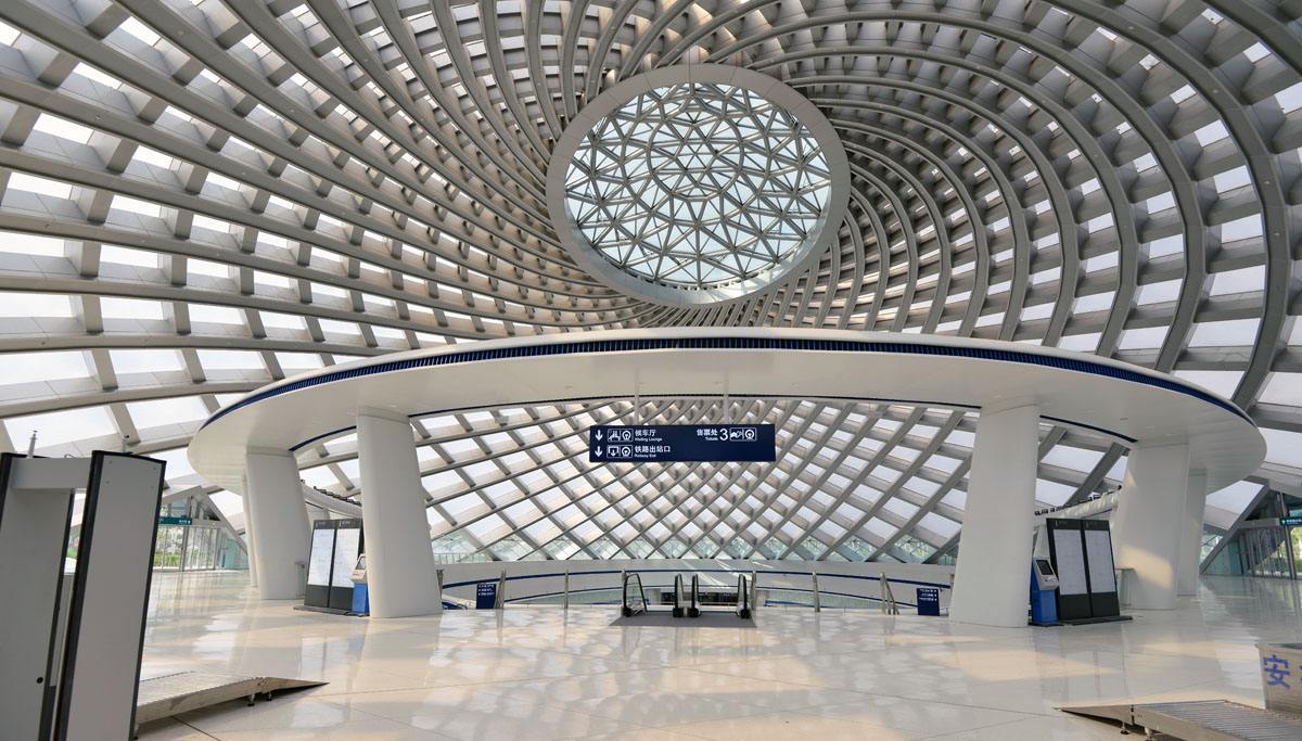 天津滨海新区的综合性交通枢纽站——滨海站|滨海新区|枢纽|滨海_新浪