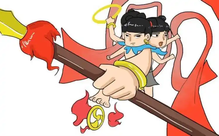 而且在《西游记》原著第四回,哪吒与孙悟空大战时,原文曾介绍道:"六臂