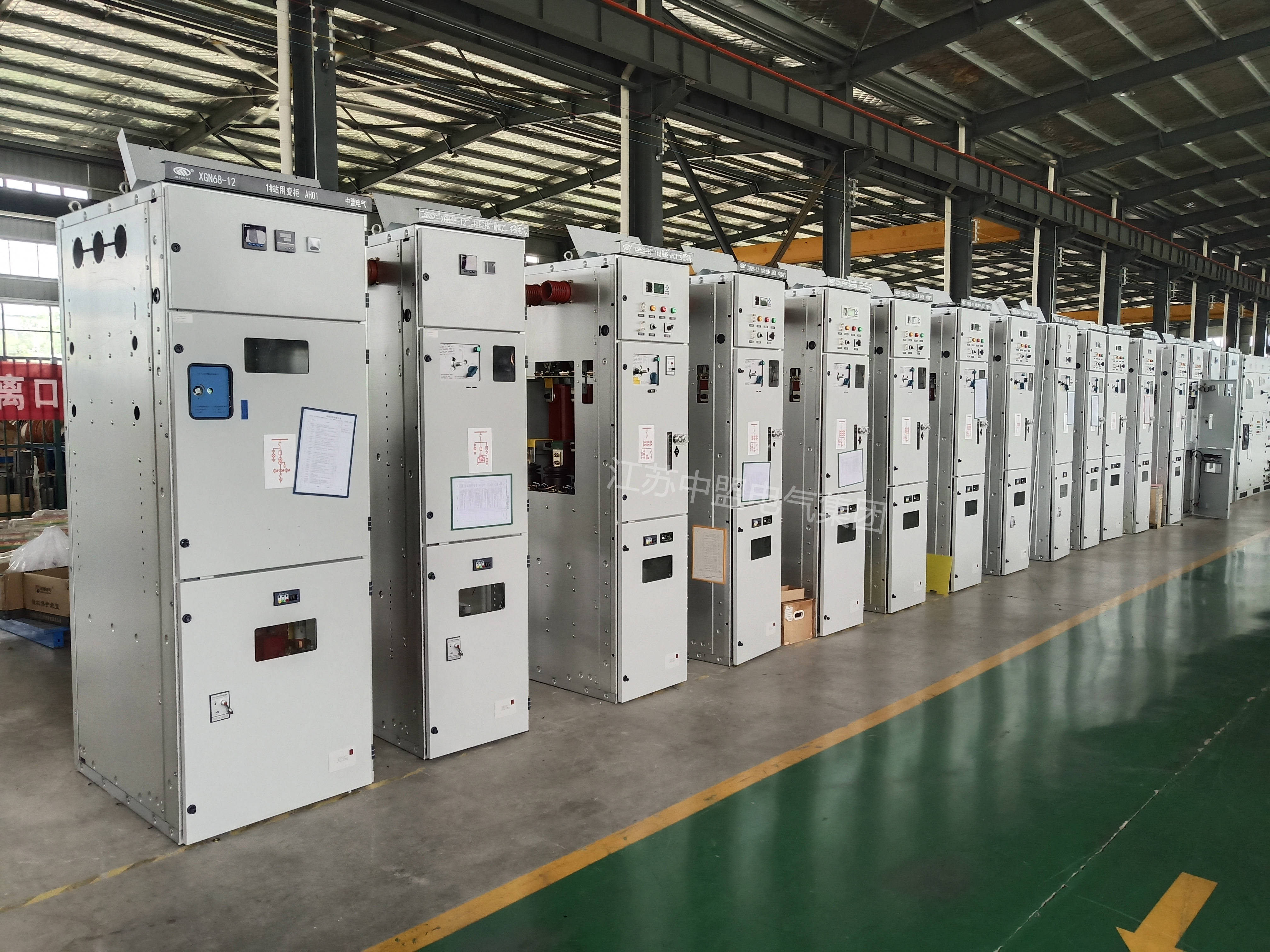 xgn6812高压开关柜一种体积更小质量更轻更环保的中置柜