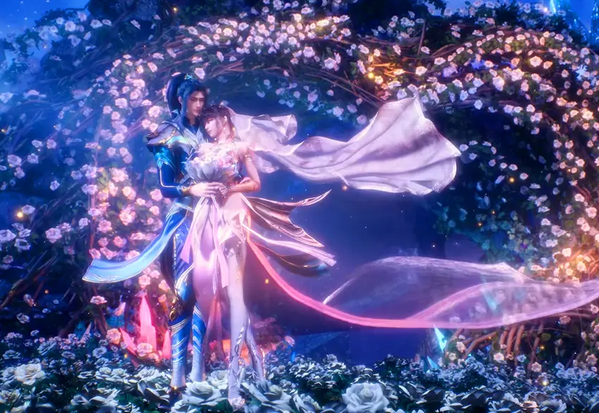 原创斗罗大陆158三舞接吻细节好甜唐三终于主动了准新娘小舞太美了