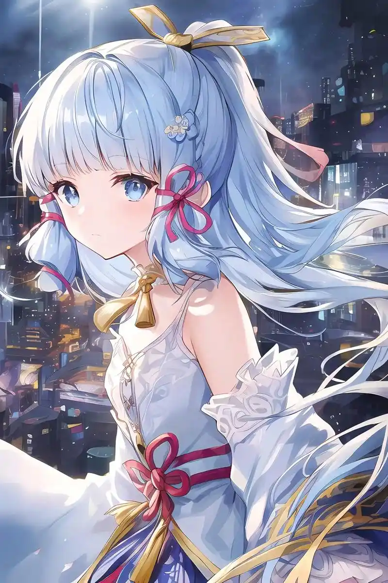 二次元少女 #动漫壁纸 #手机壁纸 #我又来送 - 抖音