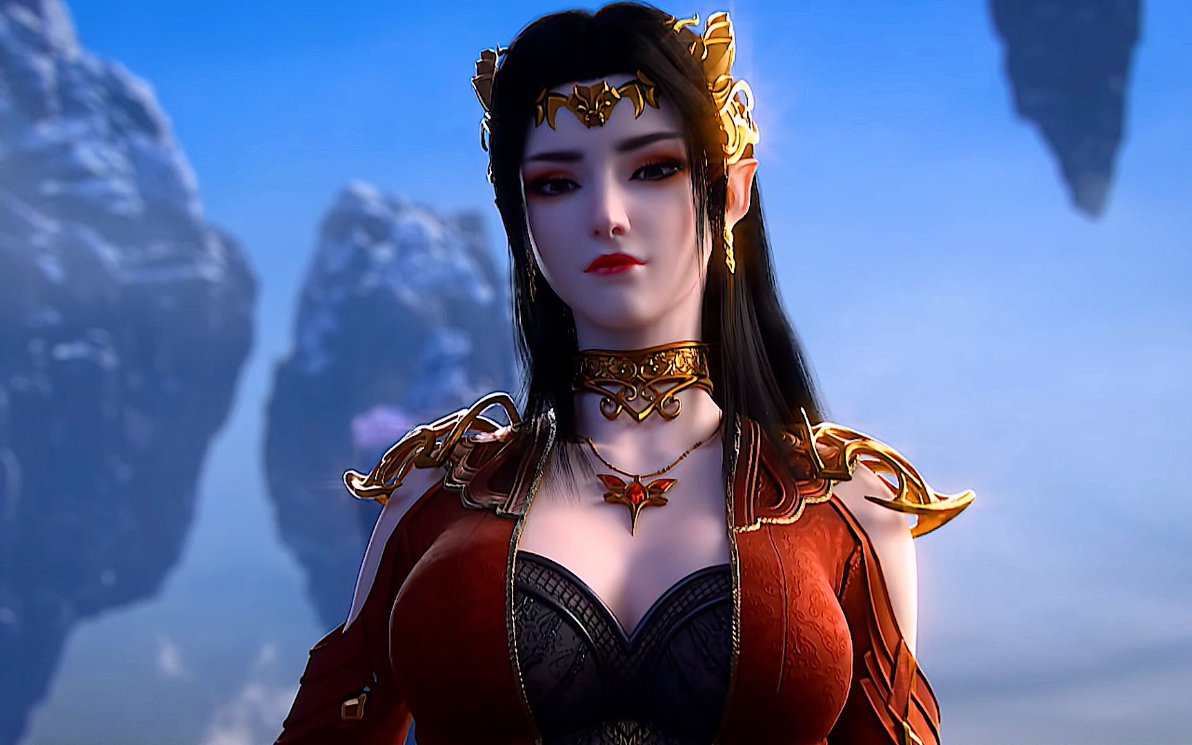 高清60帧 萧炎的快乐你想象不到 纯欲天花板美杜莎 近距离感受她的