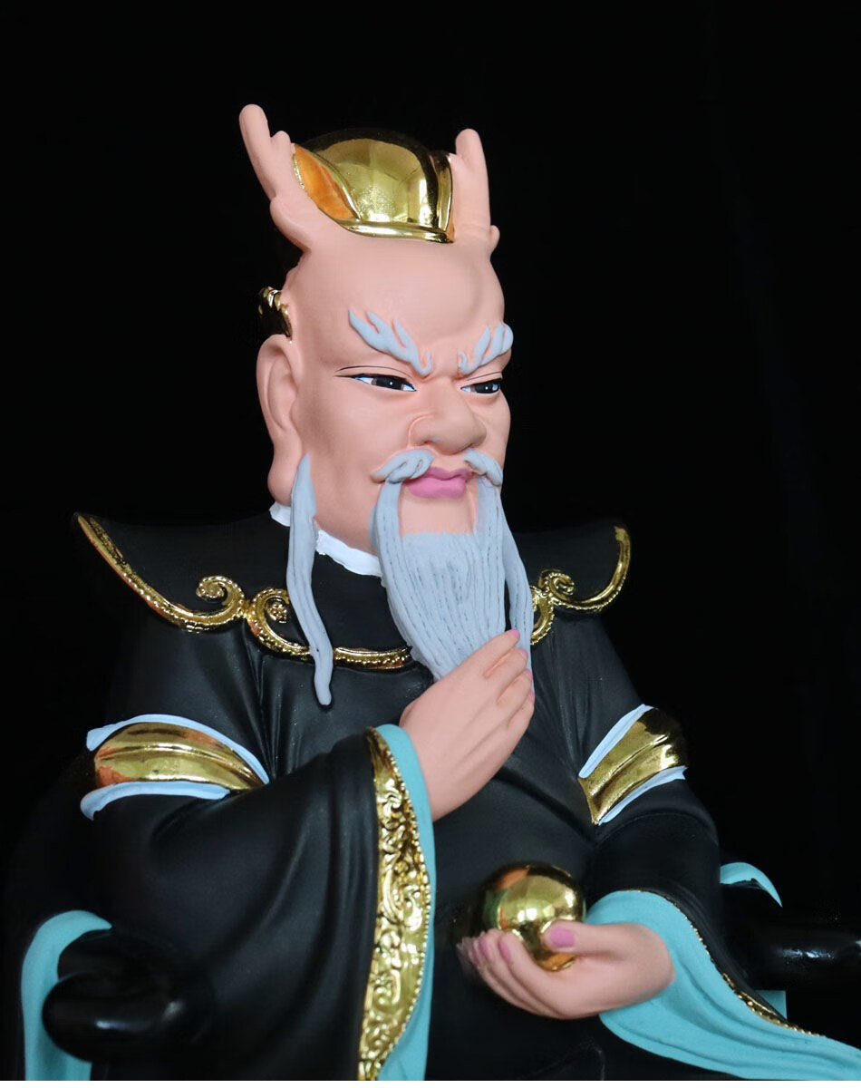 高端定制树脂四海龙王南海龙王爷神像居家用供奉客厅玄关佛像饰品摆件