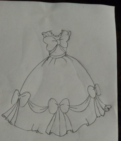 如何画简笔画灰姑娘的公主裙公主裙子怎么画公主裙子简笔画教程古装