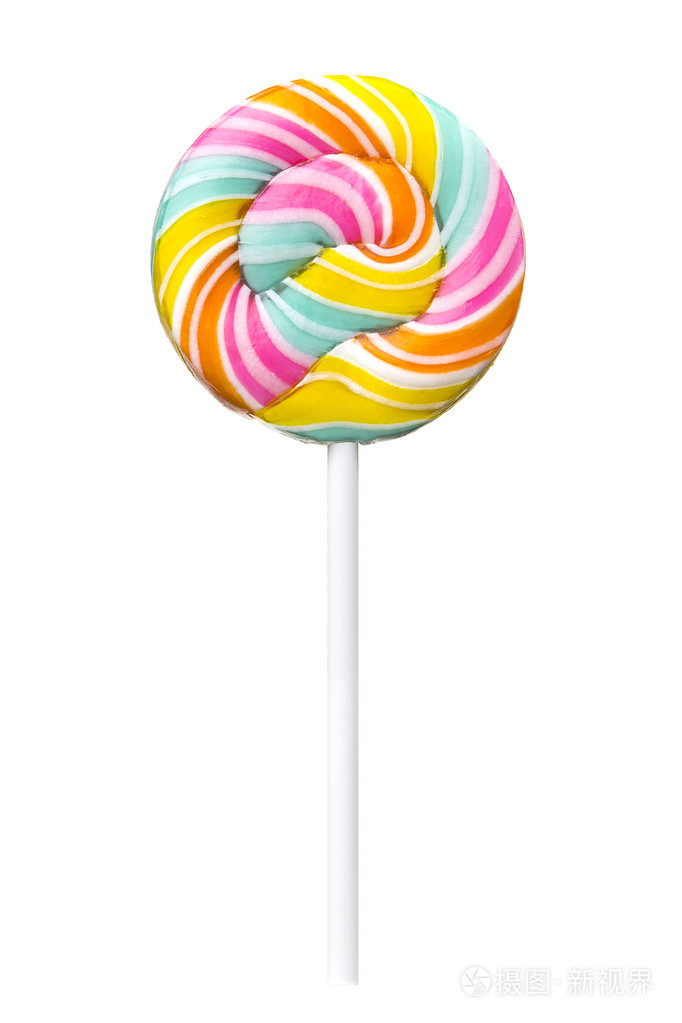 螺旋棒棒糖棍子,现实主义摄影图像