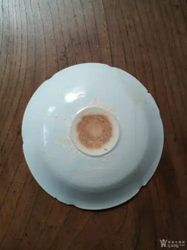 南宋 湖田窑精品湖蓝色葵口碟