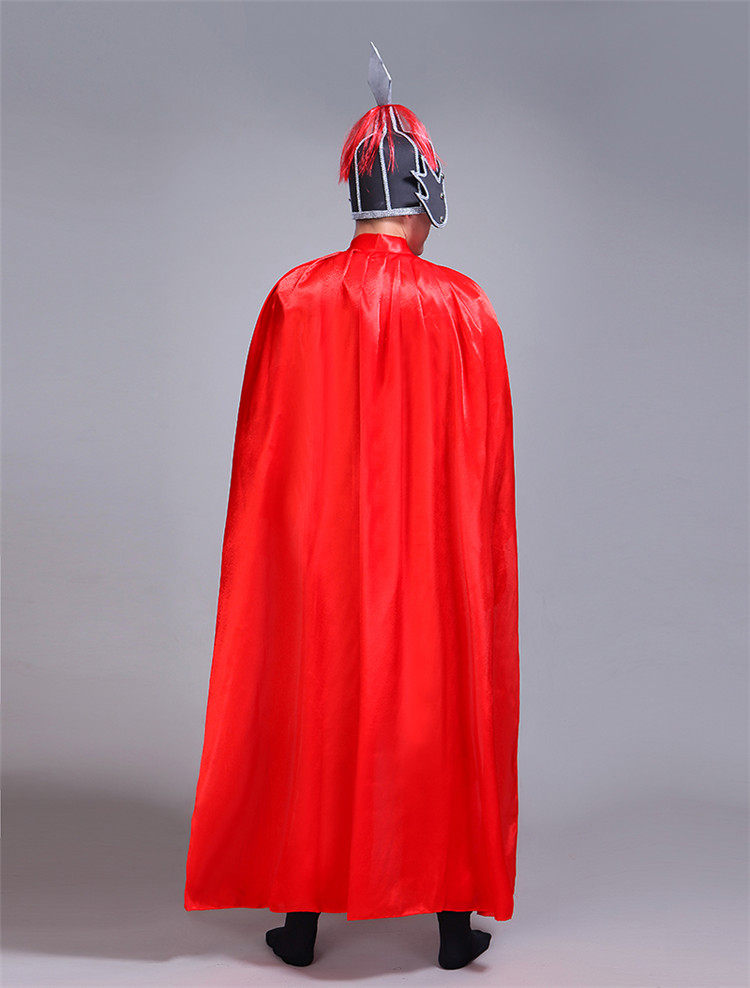 成人古装将军服披风男斗篷黄红色披肩儿童孙悟空披衣步步惊心披风