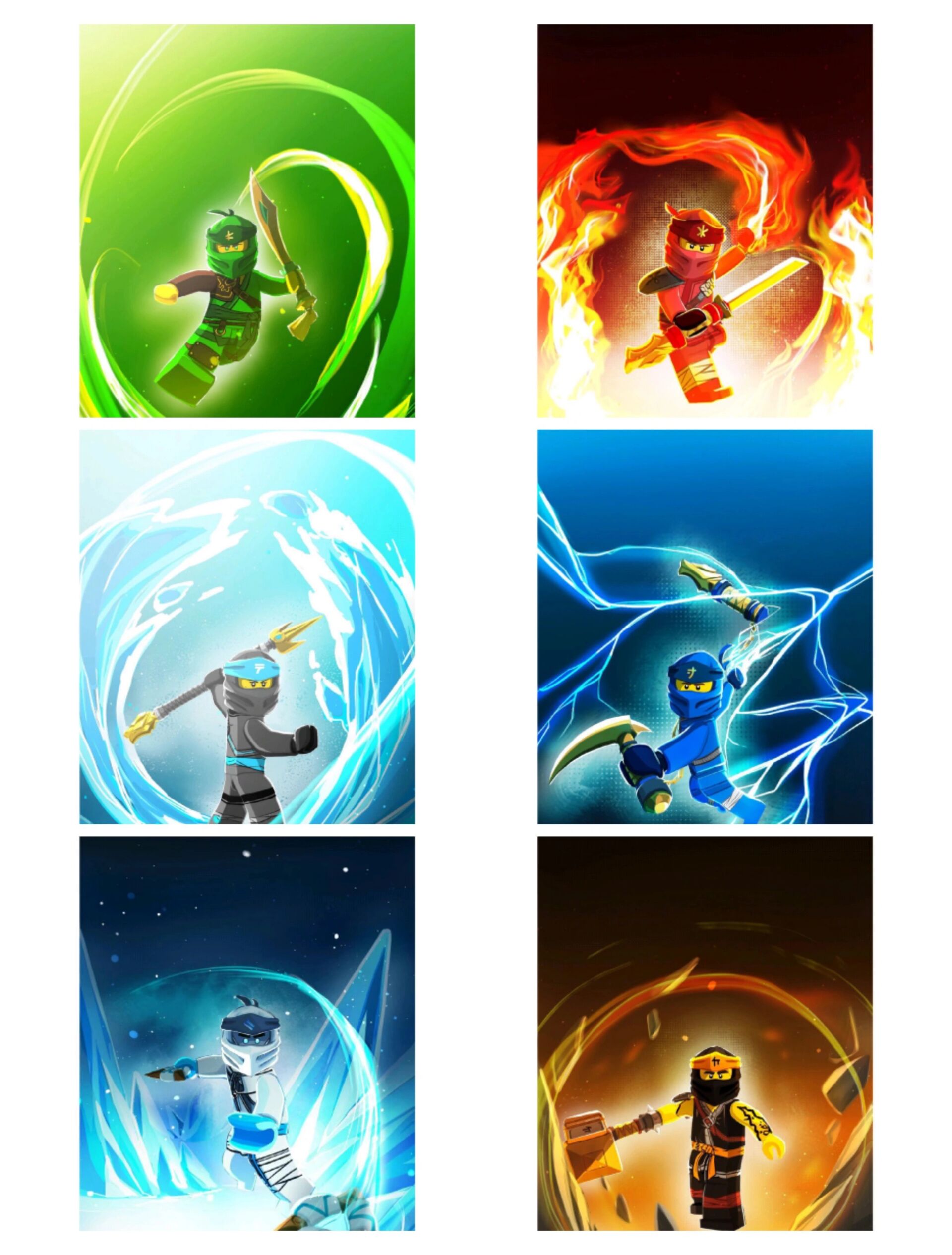 幻影忍者18选六 可以是不同图的哦 涨流量