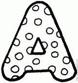 26个大写字母a的简笔画