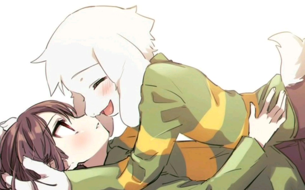 传说之下asriel和chara美图1