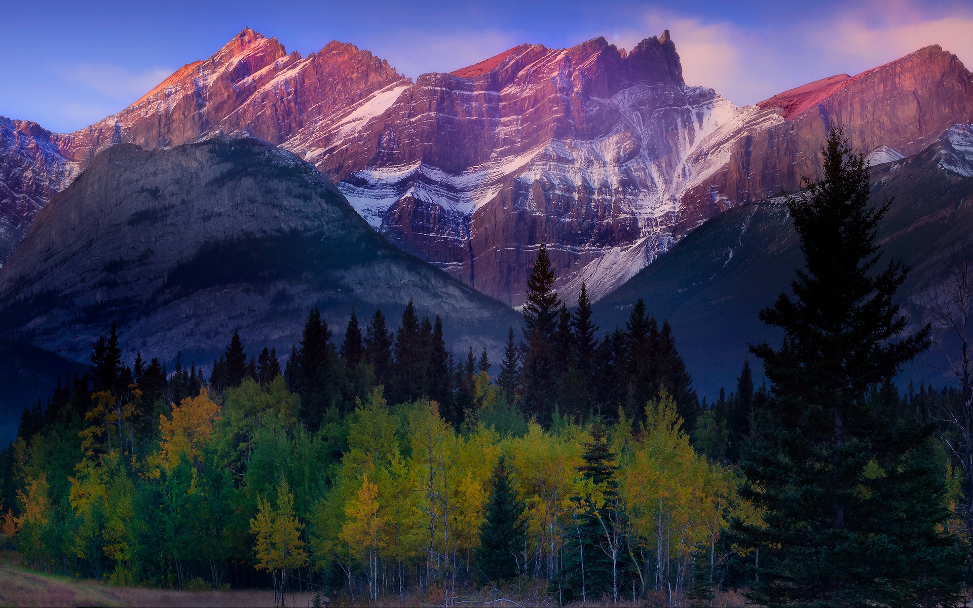 精选大自然雪山风景图片高清壁纸