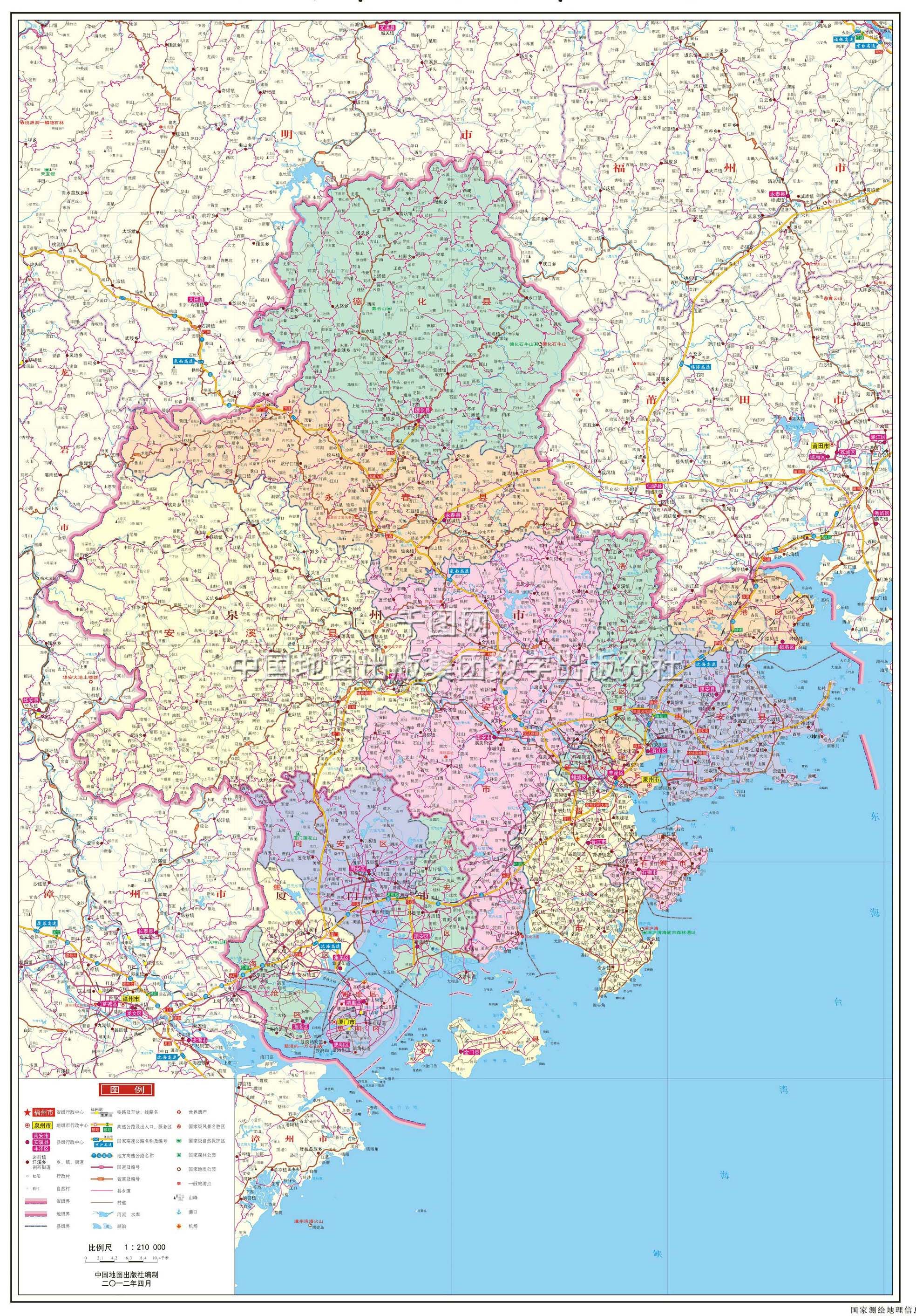 厦门市地图高清版