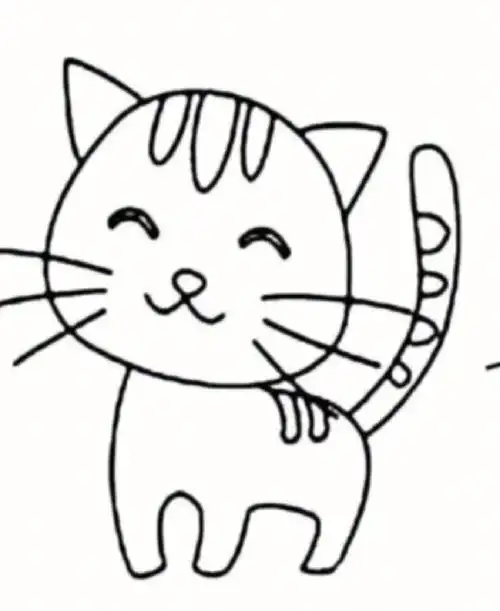 小猫简笔画