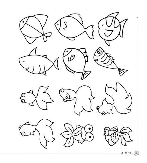 9一12岁儿童画简笔画