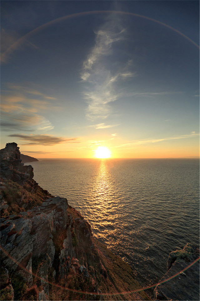唯美夕阳清新大自然风景摄影手机壁纸下载
