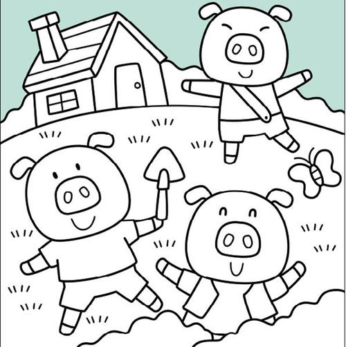 情景简笔画色彩色彩简笔画场景场景画简笔画色彩儿童画 插画 简笔画