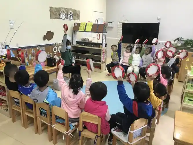 博苑幼儿园中二班《打击乐课》