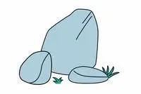 石头简笔画图片大全