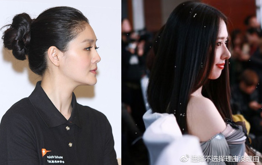 大s的面中凹陷67大s中分如果脸侧头发不外卷,侧脸根本看不到凹陷的