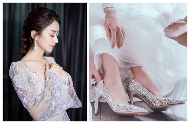 王鸥录制天天向上穿的一字带高跟凉鞋张天爱穿的一字带高跟凉鞋这样看