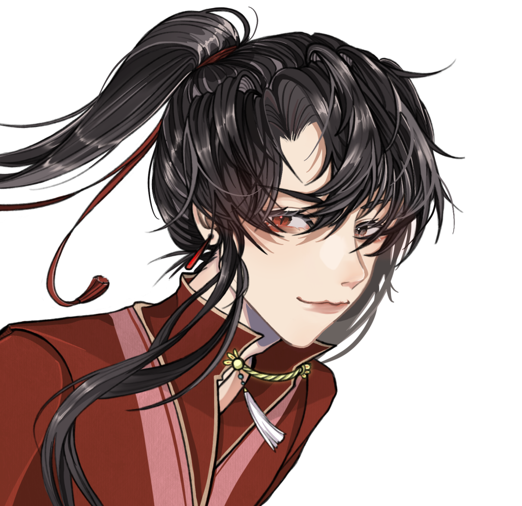 "三郎啊,你怎么这么调皮"_天官赐福花怜花城平涂绘画作品