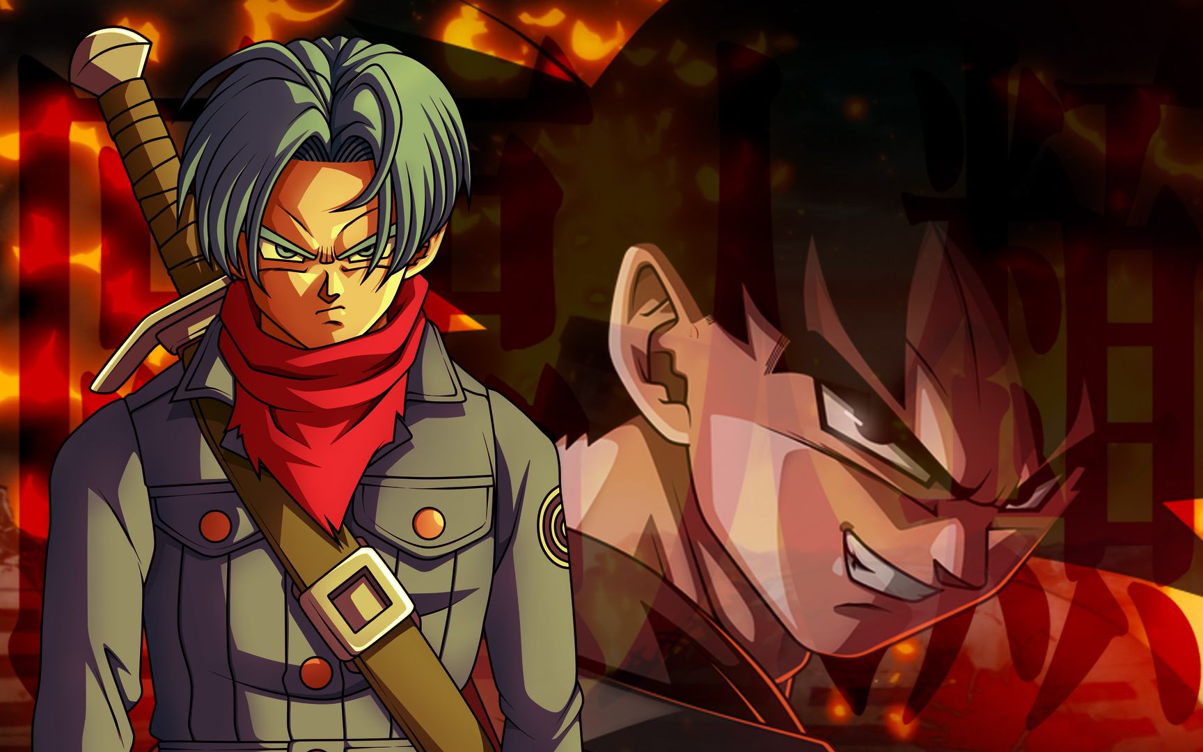 龙珠超amv黑悟空特兰克斯主题mv绝对绝命