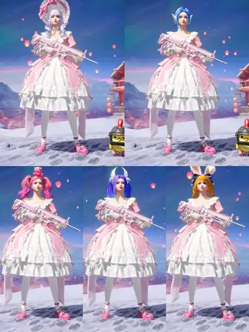 和平精英甜蜜誓约搭配